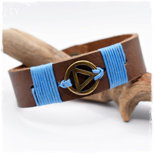 Recovery Leather Bracelet