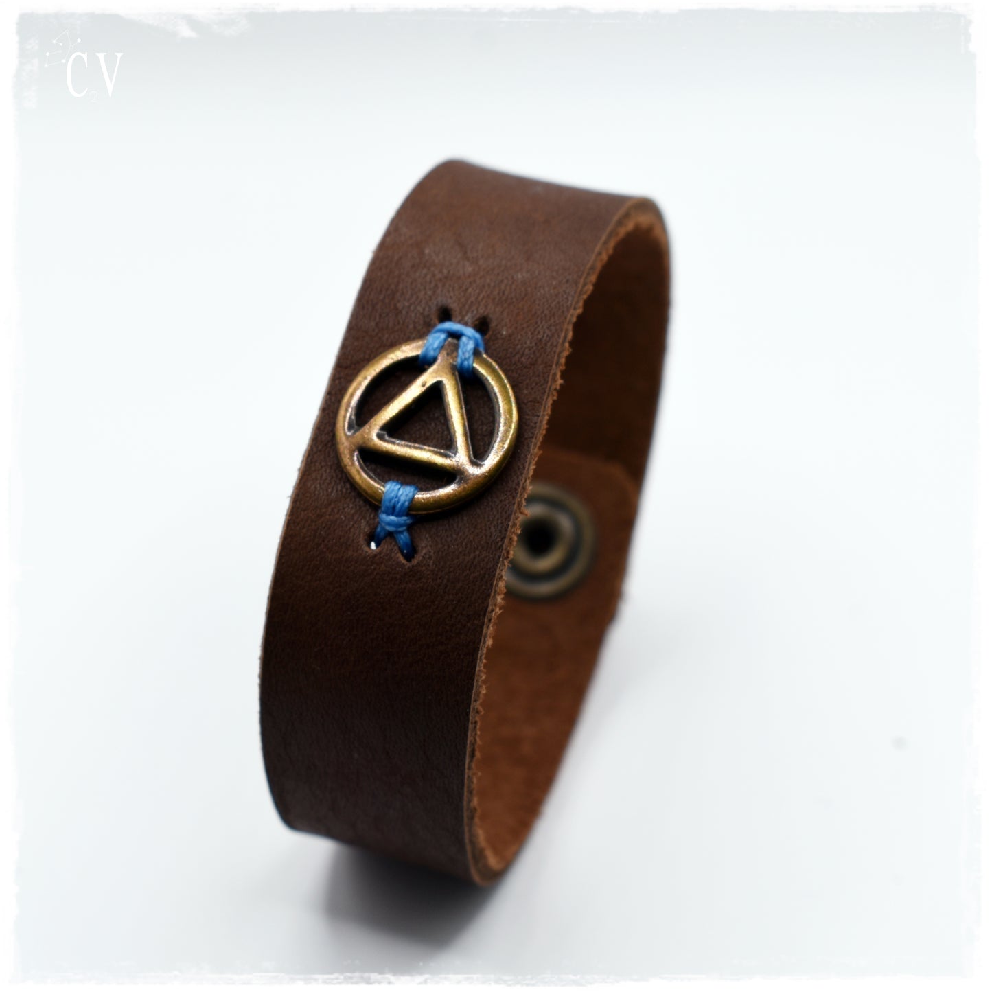 Custom Engraved AA Leather Bracelet