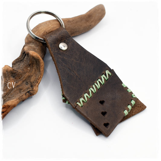 Indie Leather Keychain