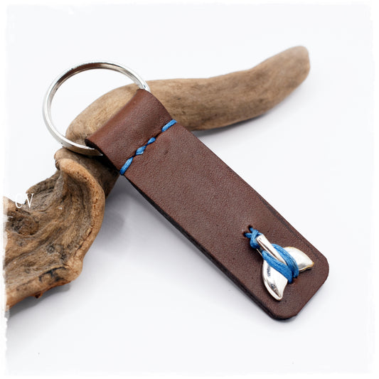 Oceanic Leather Keychain ~