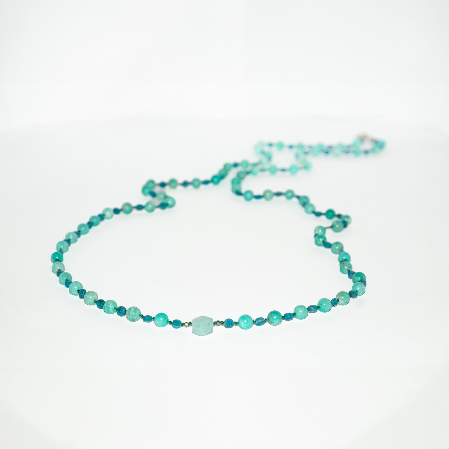 Peacock Amazonite Necklace