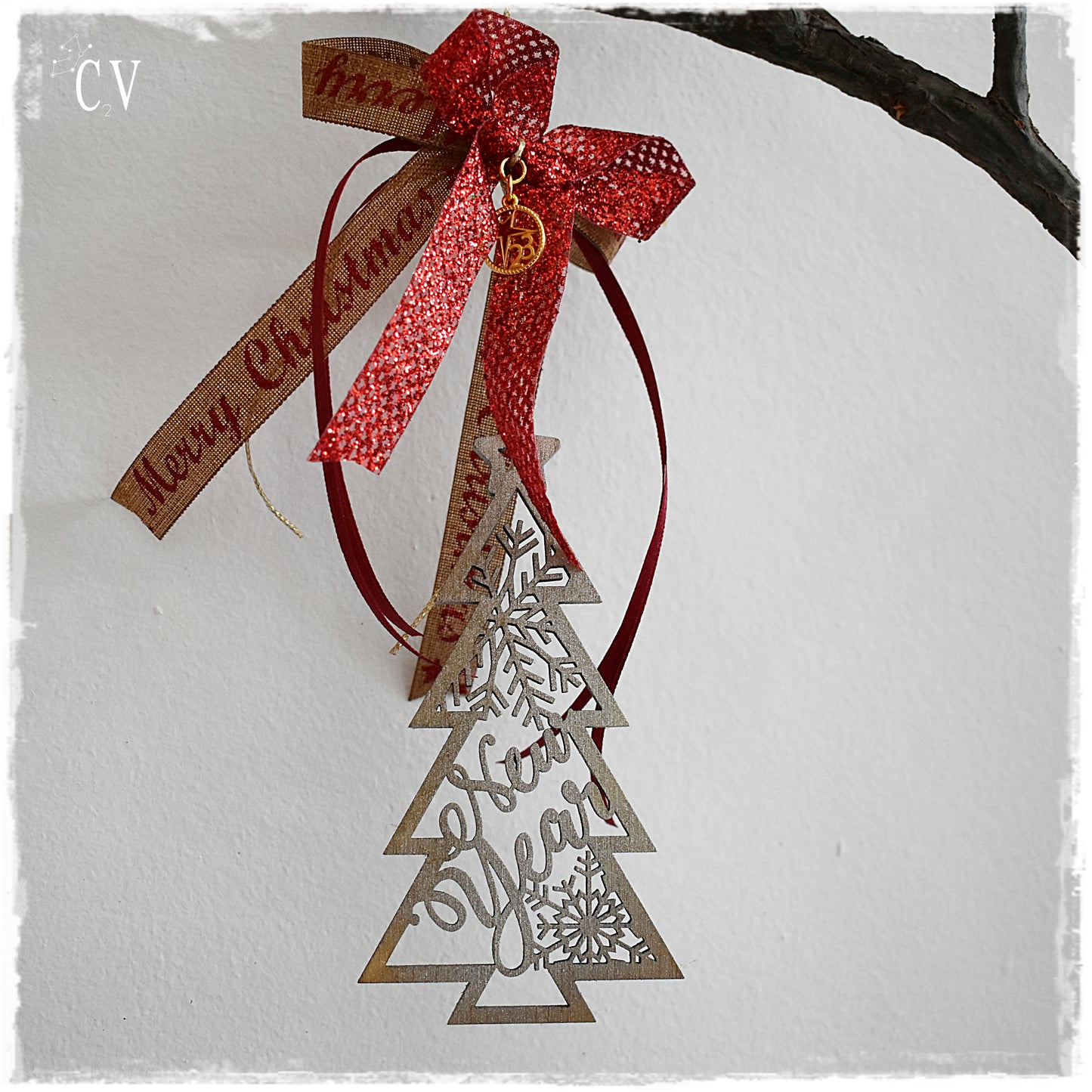 New Year 2023 Wooden Ornament