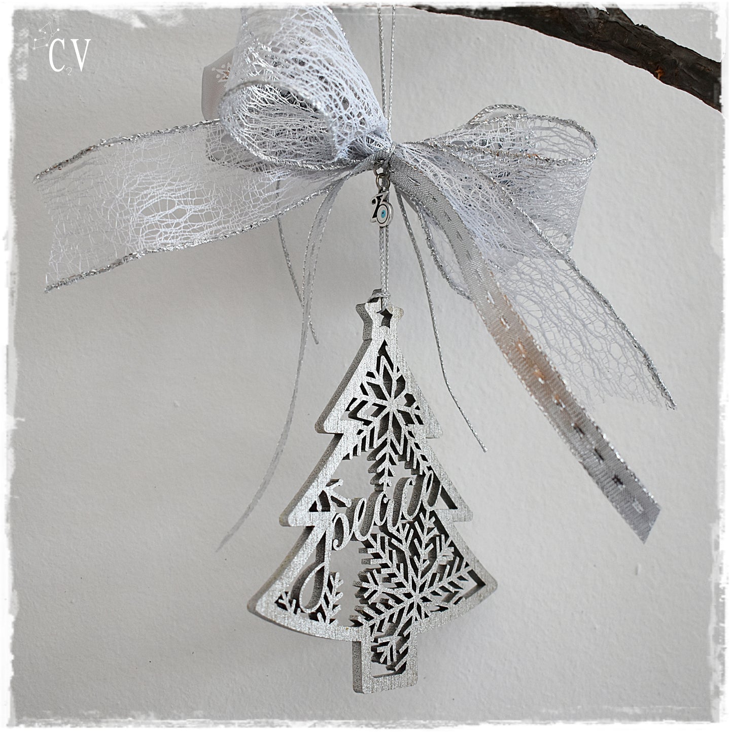 2023 - Silver Christmas Tree Ornament