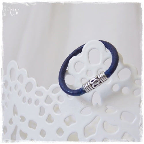 Dark Blue Stackable Ring